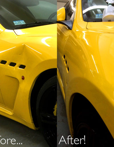 Before and After Dent Removal